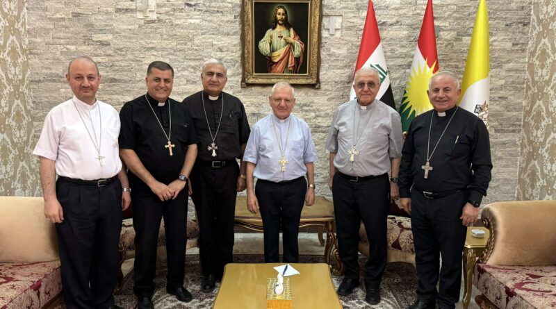 The Chaldean Bishops meet with Patriarch Sako in Erbil during Spiritual Retreat 19-22 August. Ankawa