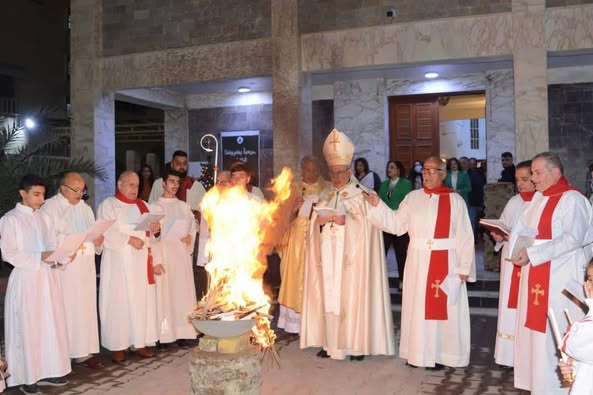 Basra Christian celebrate the birth of Jesus Christ