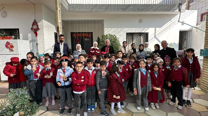 Basra Children visiting churches for the occasion of Christmas