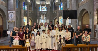 Celebrating the Chaldean Catholic mass in Montreux – Suisse. on Sunday 18 May 25