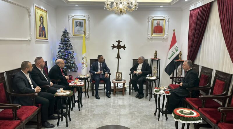 Visit of Mr. Maher Al-Amri, Deputy Governor of Basra, to the Chaldean Diocese. Visit of Mr. Maher Al-Amri, Deputy Governor of Basra, to the Chaldean Diocese.