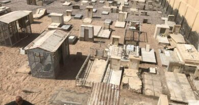 العمل مستمر لإعمار المقبرة الكلدانية في البصرة العمل مستمر لإعمار المقبرة الكلدانية في البصرة
