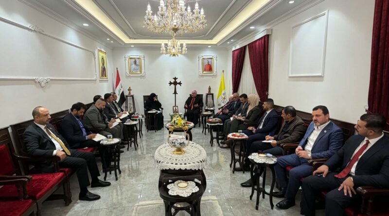 Visiting of The Undersecretary of the Ministry of Planning and the accompanying delegation to the Chaldean Diocese Visiting of The Undersecretary of the Ministry of Planning and the accompanying delegation to the Chaldean Diocese